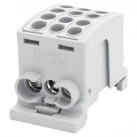 Złączka szynowa szara HLK 100A-3 (1x25,2x16 / 1x25,2x16) F-elektro F2.0362