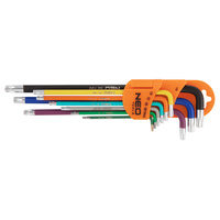 Zestaw kluczy imbusowych TORX długich T10-T50  kolor NEO 09-518 9szt.
