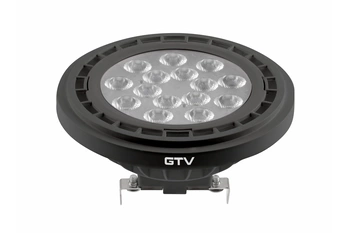 Żarówka LED AR111 czarna 12,5W 3000K 1100lm 40ST G53 12VDC LD-AR111WW13W40-10