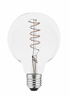 Żarówka LED FILAMENT SPIN 4,0W 265lm 2200K G95, E27 360st GTV LD-G95FLS4-22