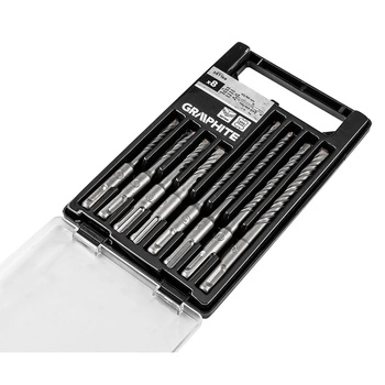 Wiertła do betonu SDS Plus z podwójną spiralą 5/6/8/10 dł 110mm 160mm NEO 8 szt