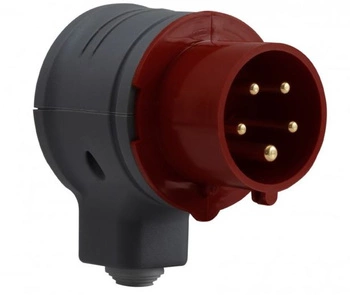 Wtyczka siłowa kątowa obrotowa 16A 5p F-elektro F7.0061