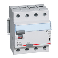 Wyłącznik różnicowoprądowy 4P 63A 30mA TX3 Legrand 411709