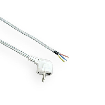 Przewód przyłączeniowy z wtyczką z/u PP-1 /do żelazka/ bawełniany 1,8m PGZ Elgotech 