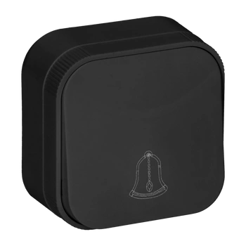 Przycisk dzwonkowy natynkowy czarny ToDo IP20 Orno OR-OE-7204/B