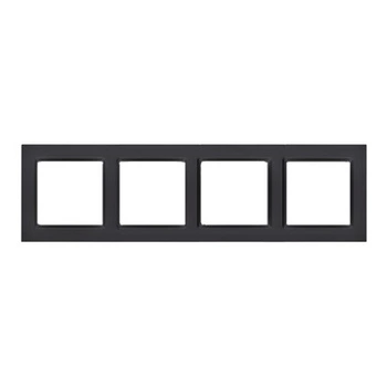 Ramka 4-krotna czarny mat Simon 10 CR4/49 Kontakt-Simon