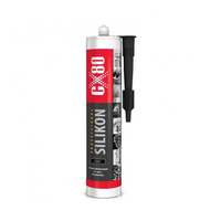 Silikon wysokotemperaturowy czarny professional 310ml CX80